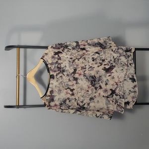 medium sheer floral top